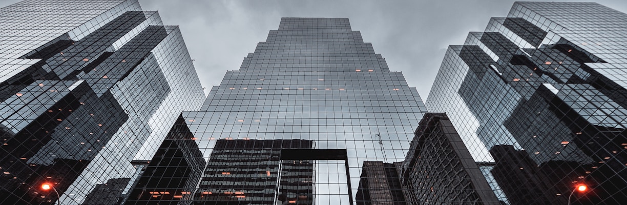 low angle photography of high-rise building