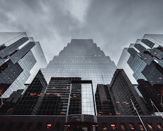 low angle photography of high-rise building