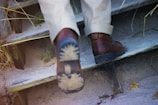 A close-up of a comfortable stepwear product in use.