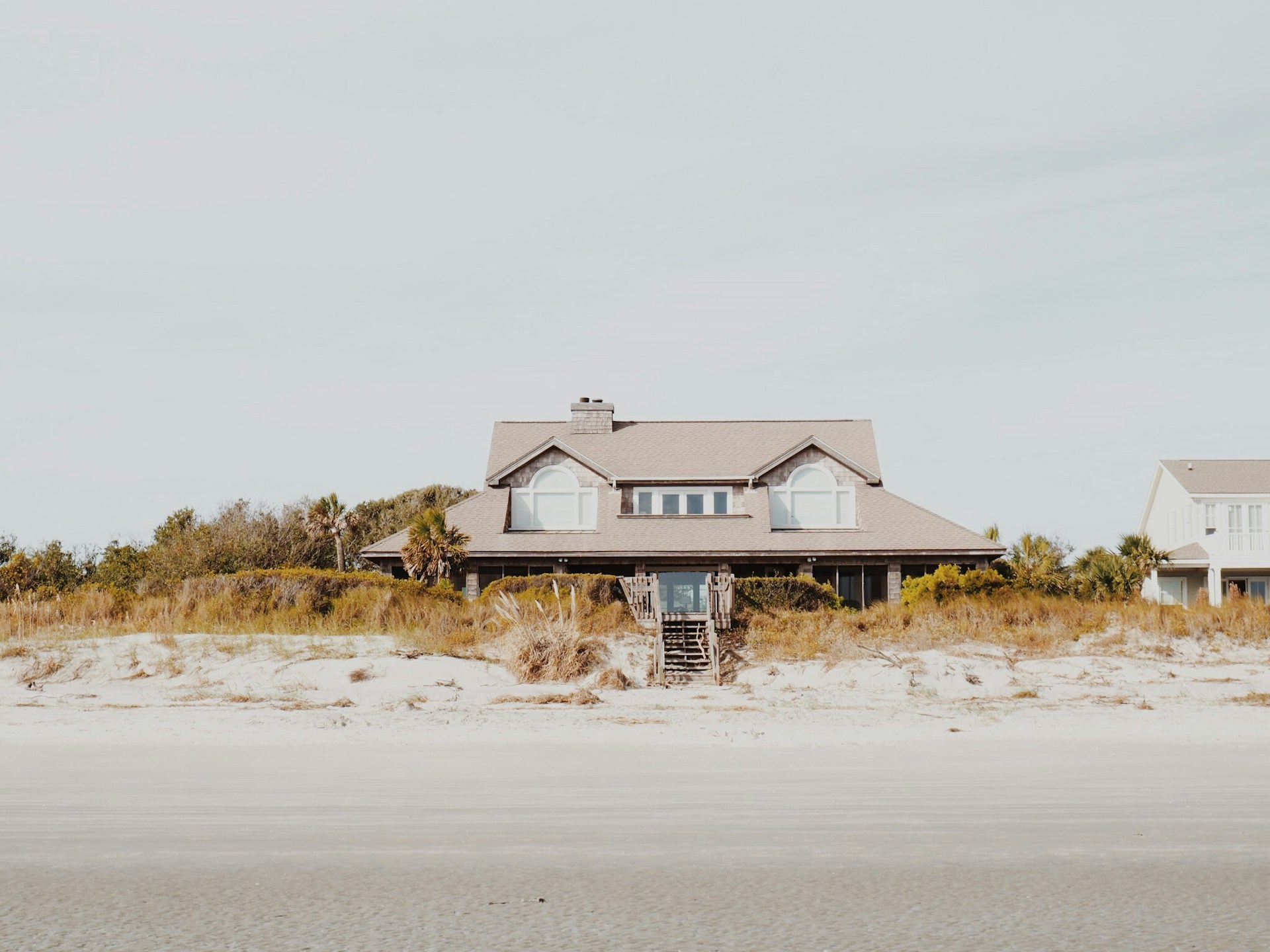 house surrounded with trees