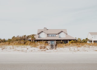 house surrounded with trees