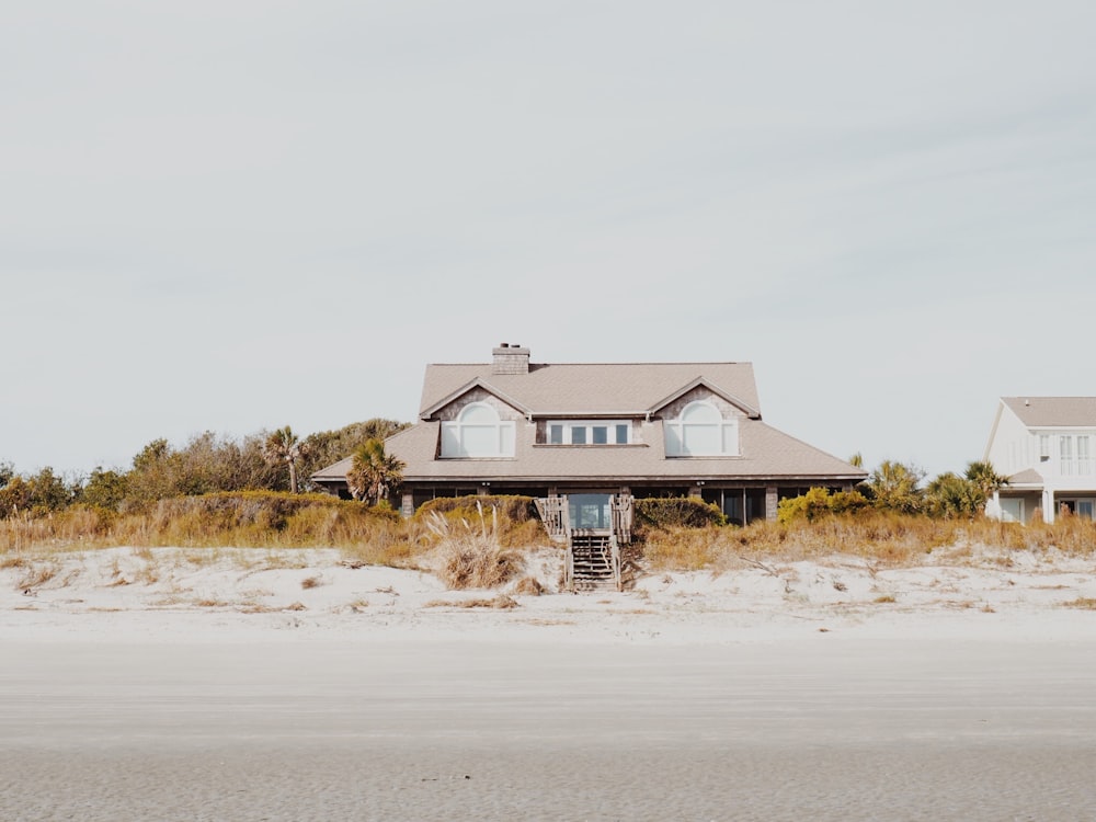 house surrounded with trees