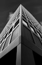 low angle photography building