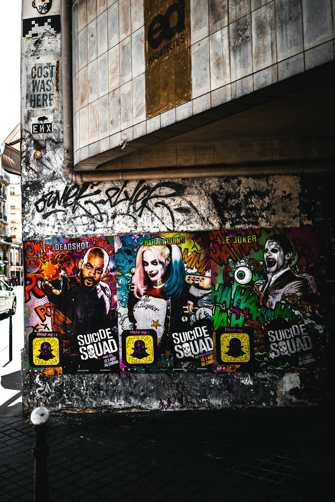 Suicide Squad wall graffiti