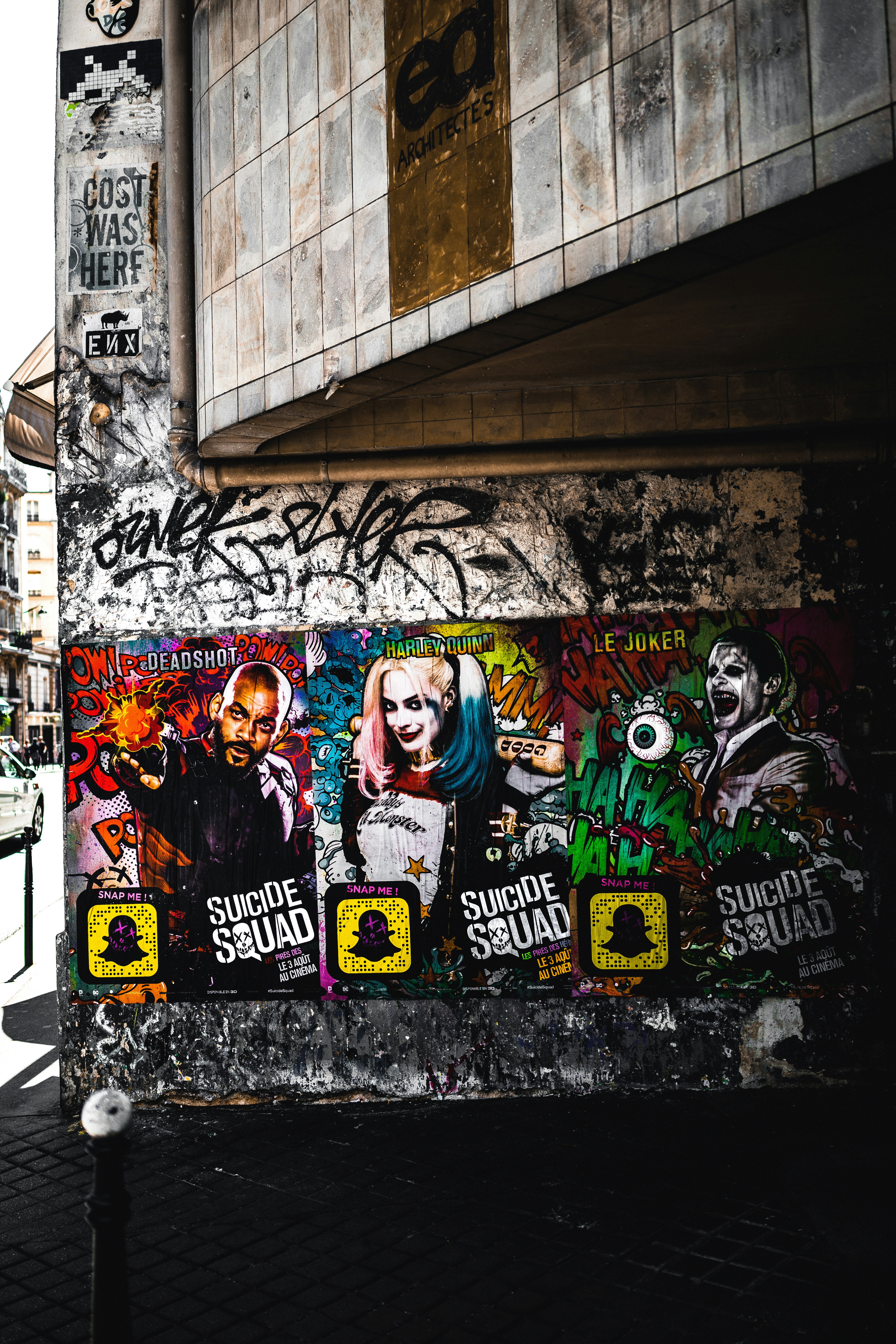 Suicide Squad wall graffiti