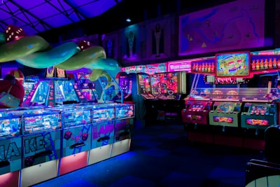 arcade game station arcade google meet background