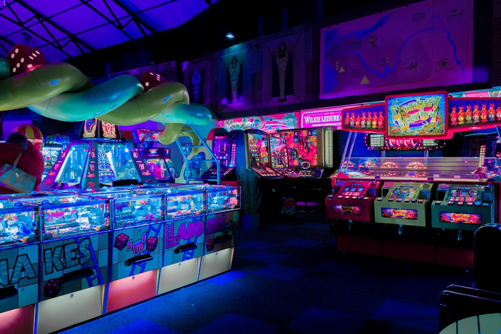station de jeux d'arcade