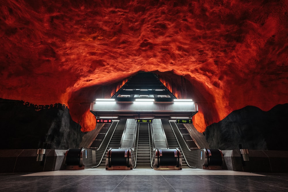 photo of escalator