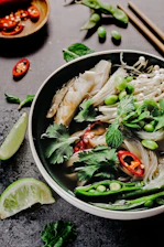vegetables on cook pot