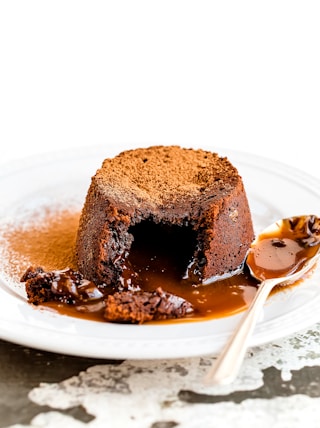 oozing caramel cake