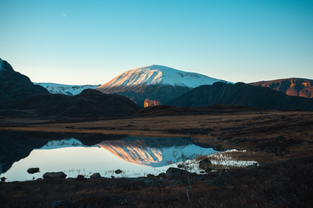 snow covered mountain