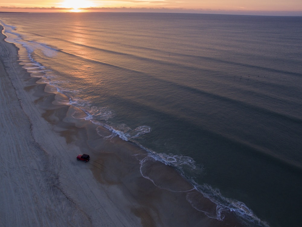 landscape photography of seashore