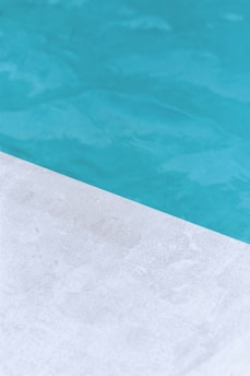 Close-up of durable pool construction materials and tools.