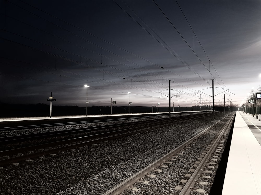 worm's eyeview of railways