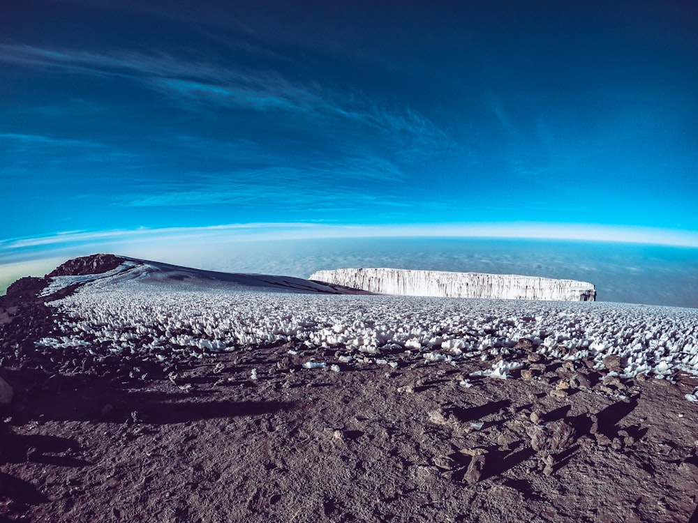 rock formation mountain under blue sky