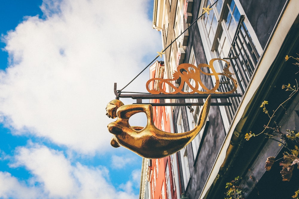 mermaid building signage