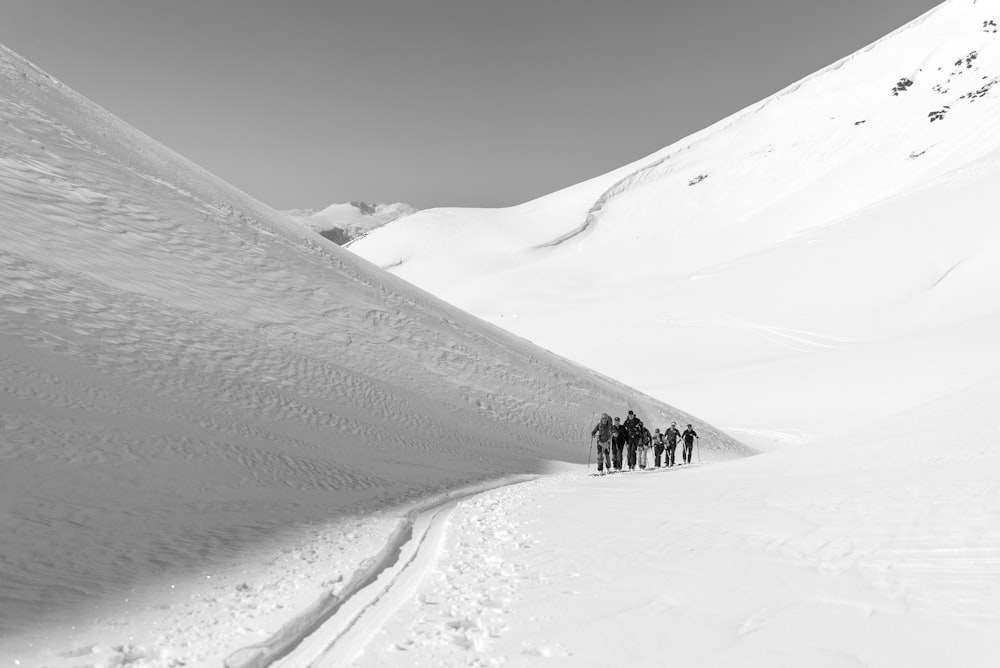 person walking on snow