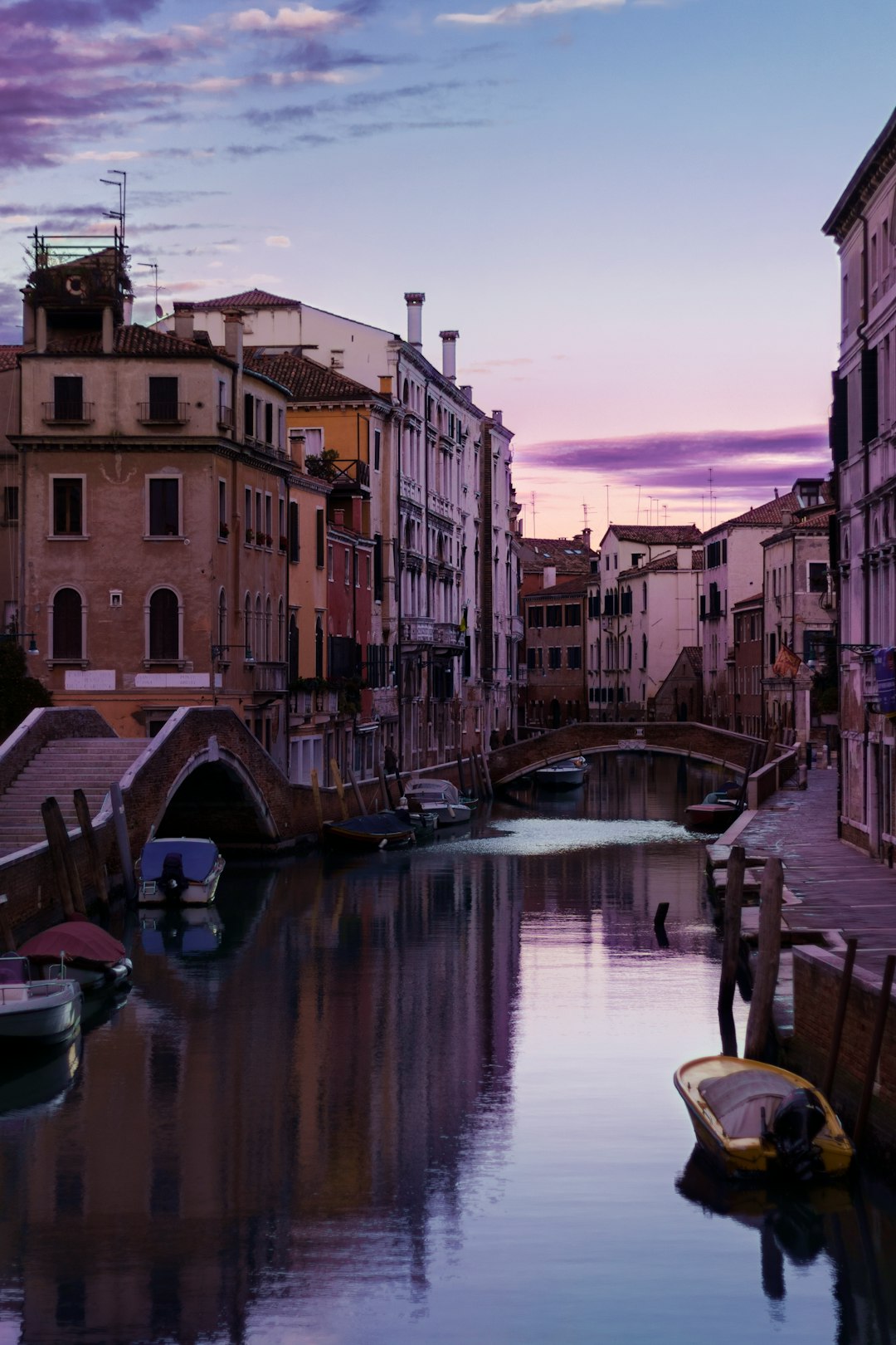 boat on the river near houses