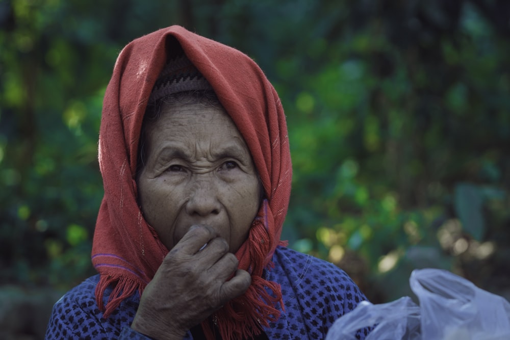 woman yawning during daytime