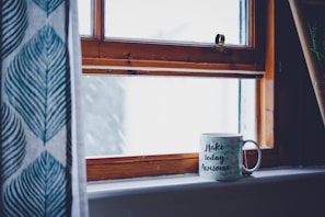 white ceramic in front windows