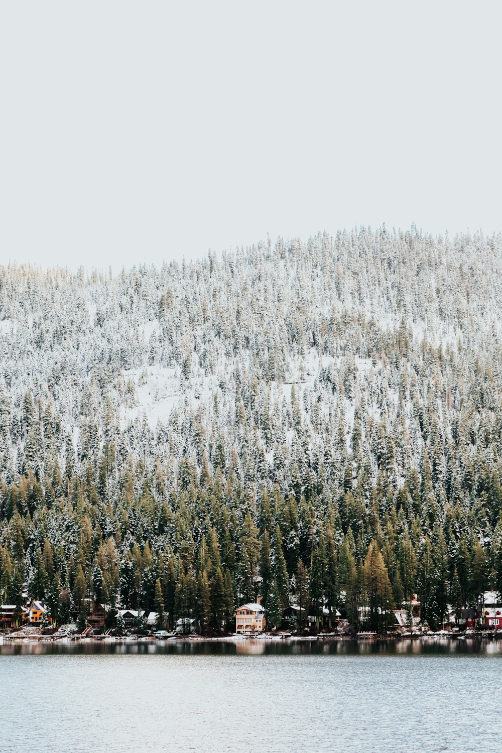 landscape photo of house near body of water