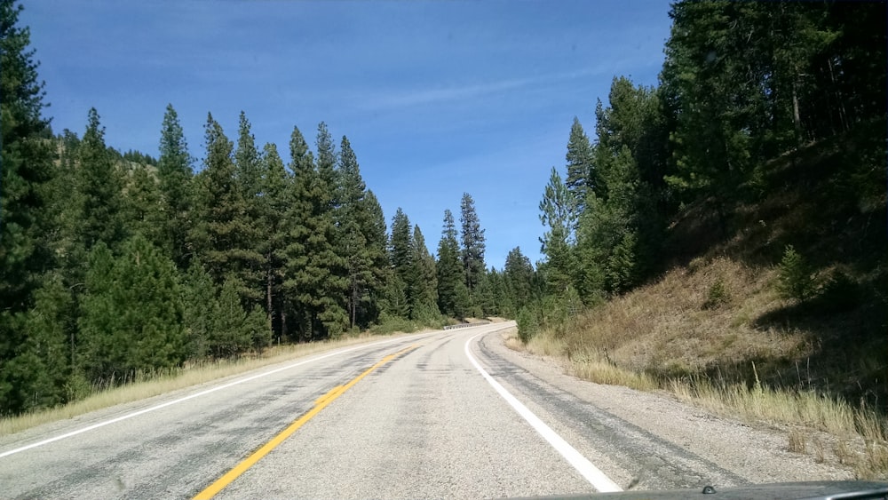gray asphalt road during daytime