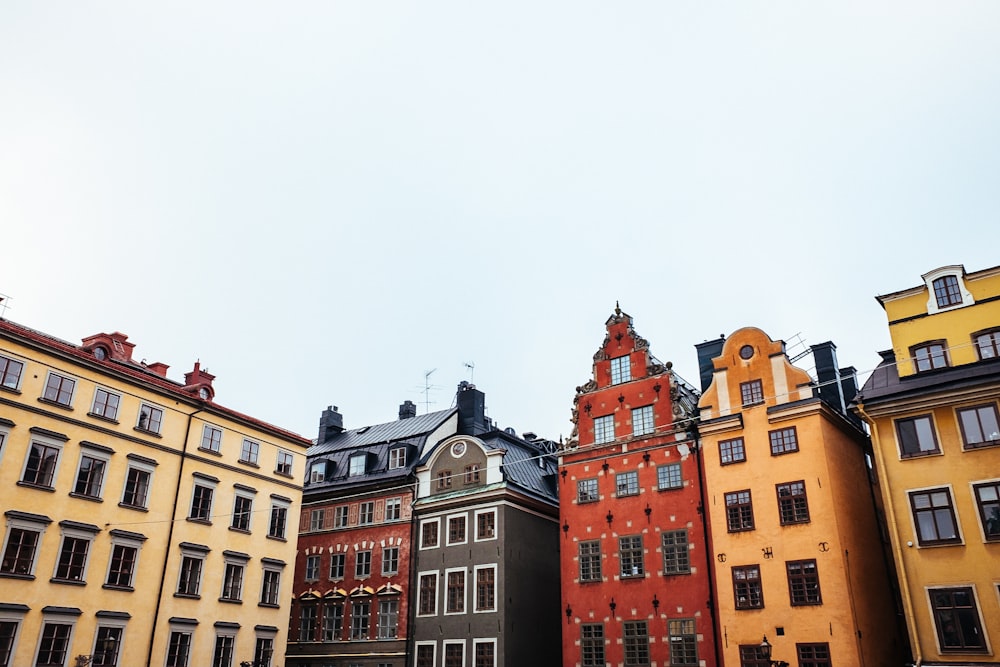 brown and black building under white sky