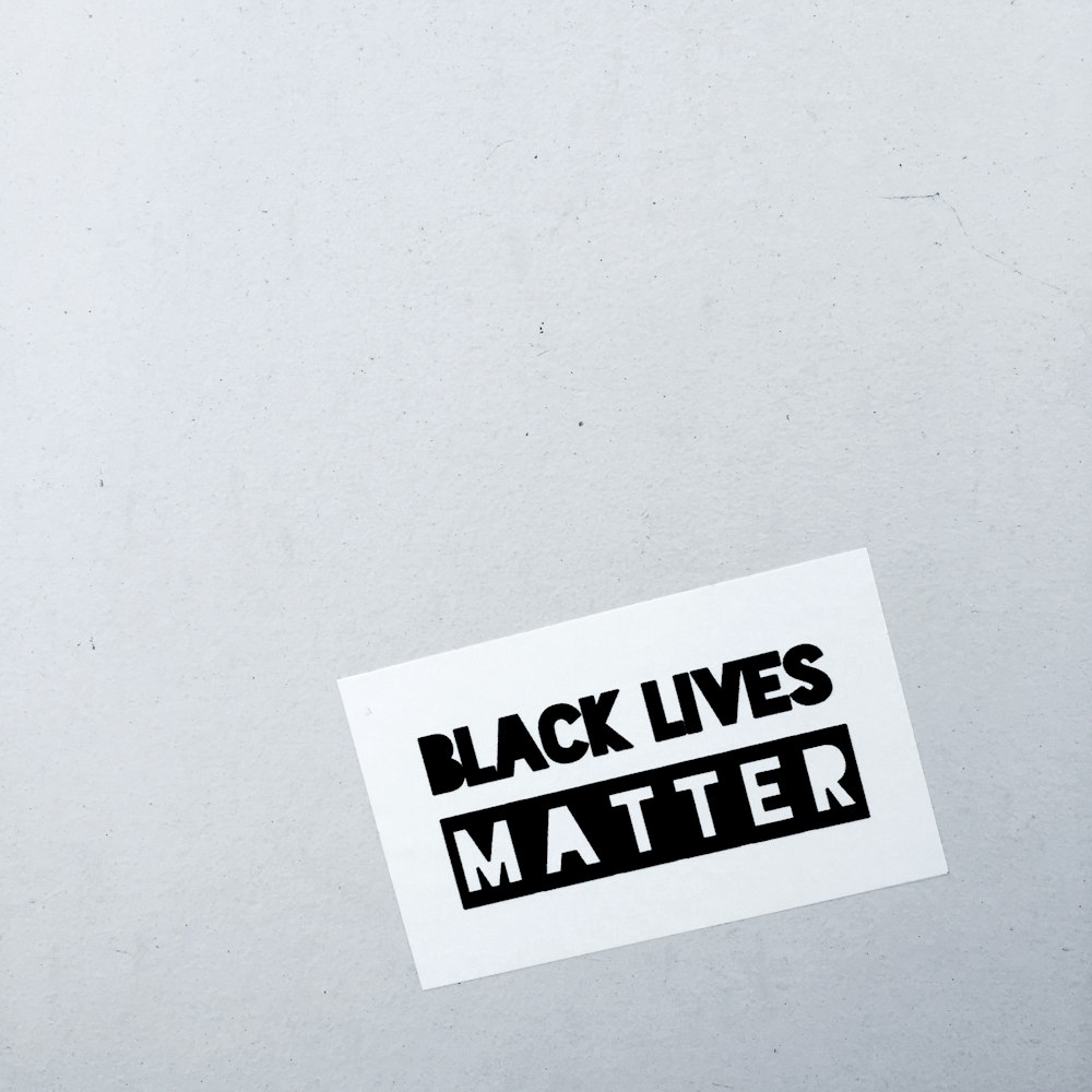 Black Lives Matter sticker