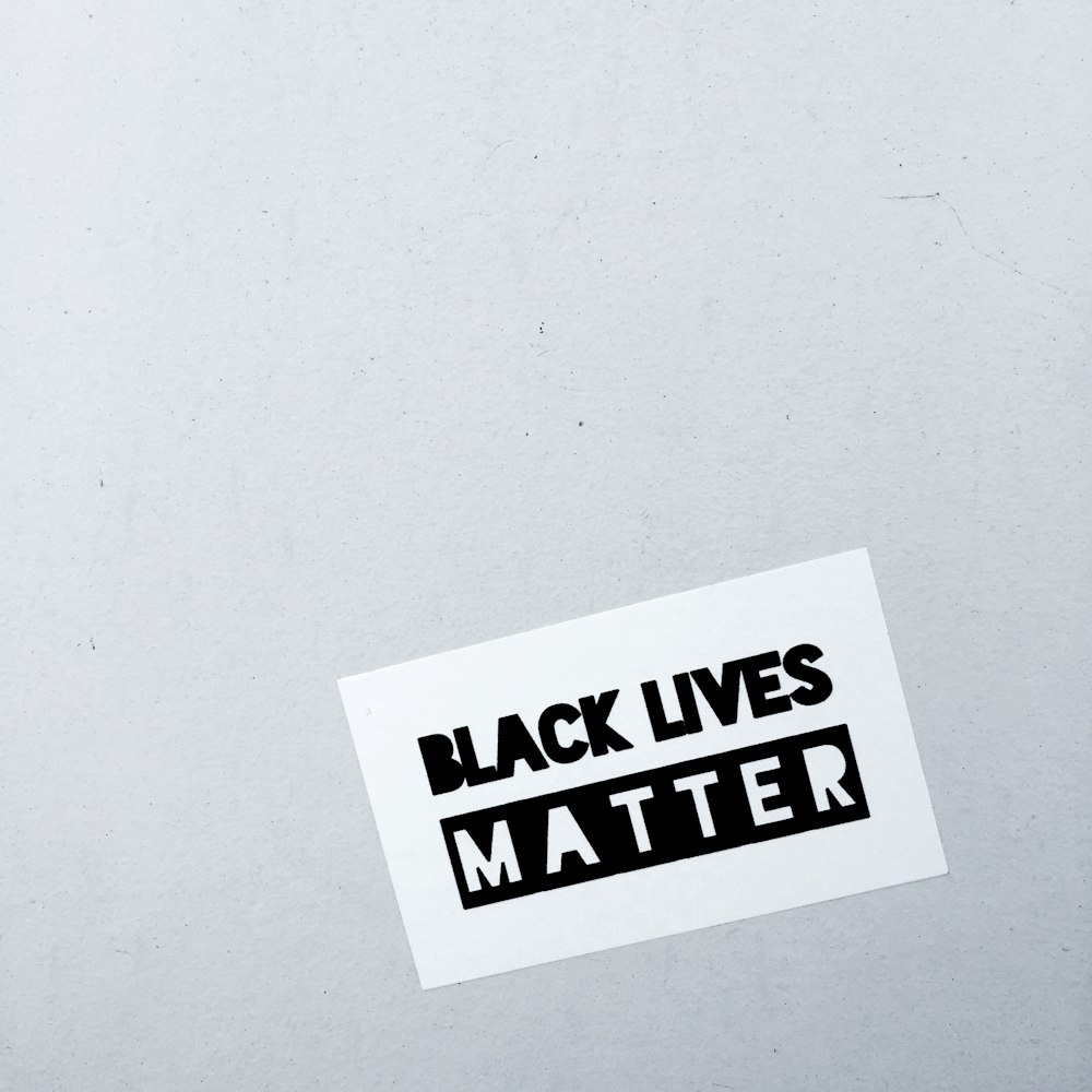 Autocollant Black Lives Matter