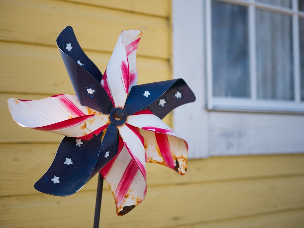 US flag themed fan