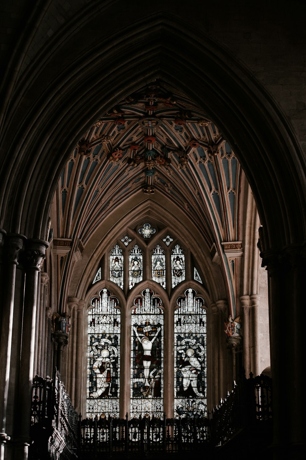 person took a photo inside cathedral