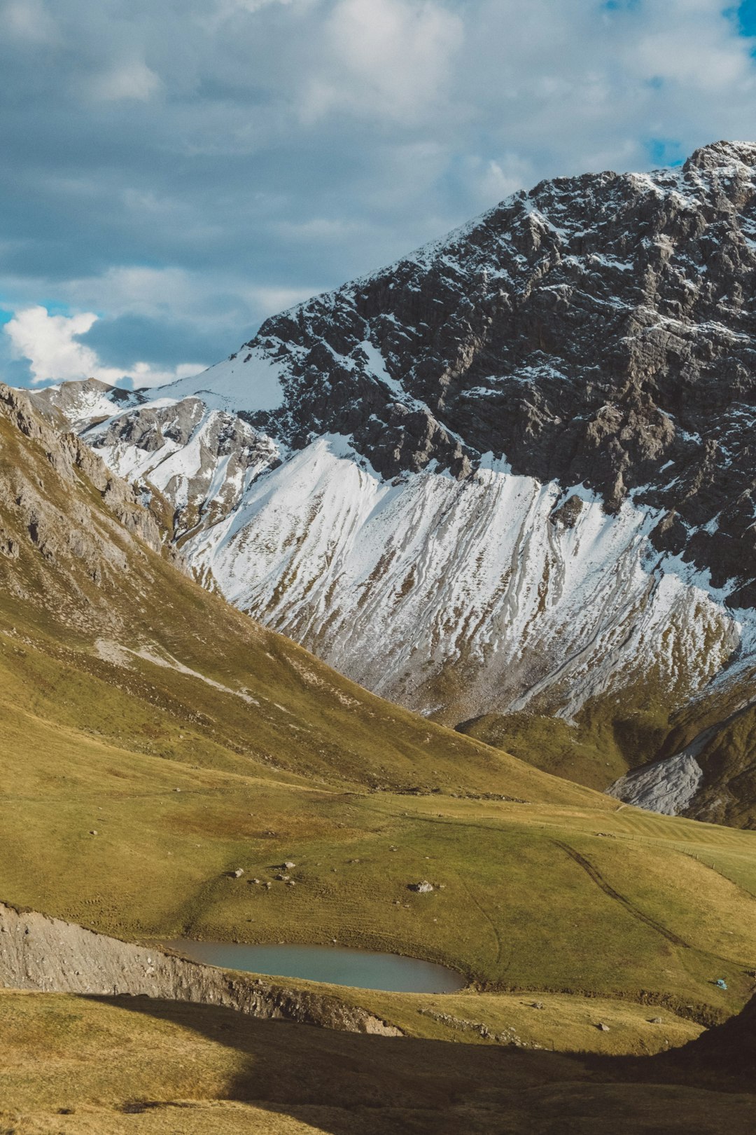 green and brown mountains