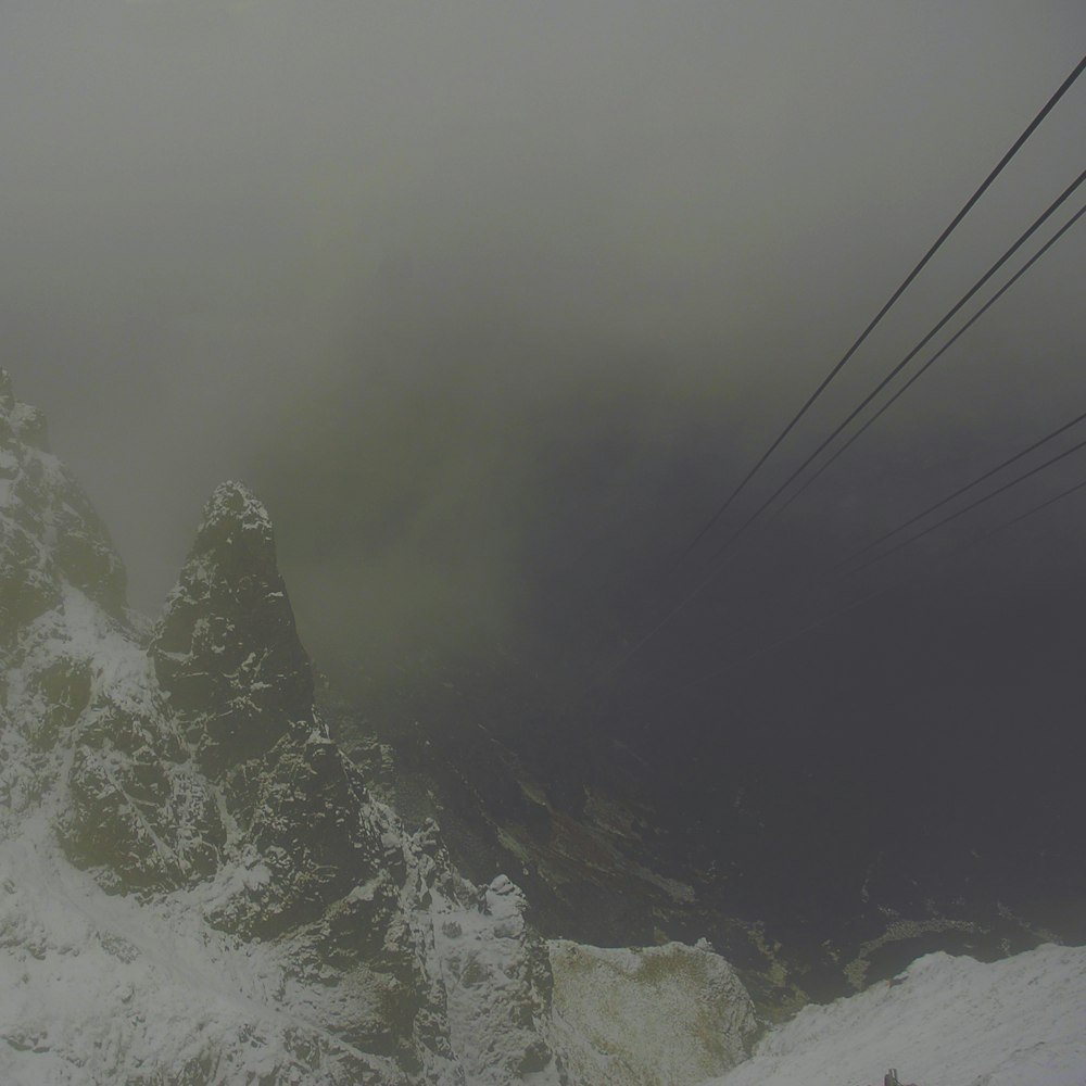 photo of mountain covered with snow