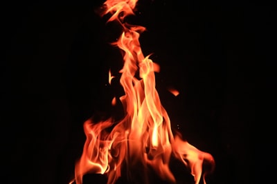 red and yellow fire flame google meet background
