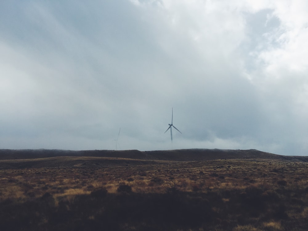 white wind mill