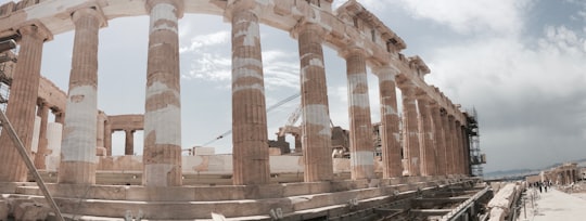 photo of ruins during daytime in Parthenon Greece
