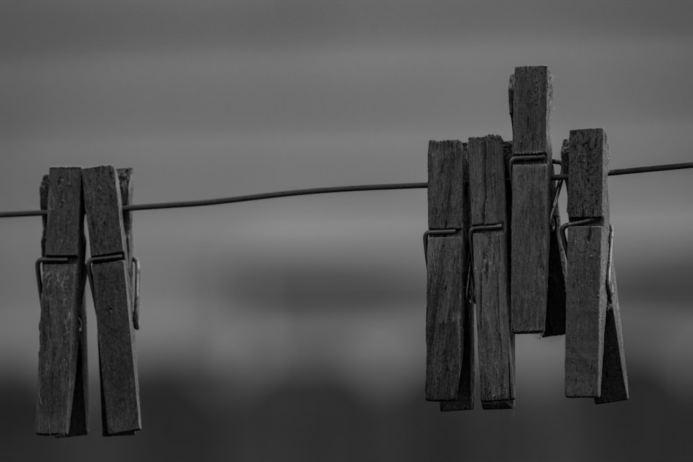 clothe clips on clothesline dryer