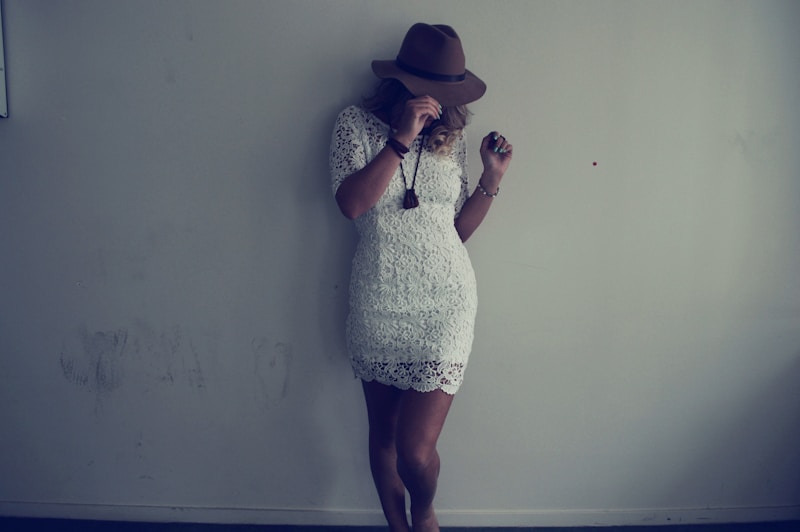 Modern elegance in floral dress