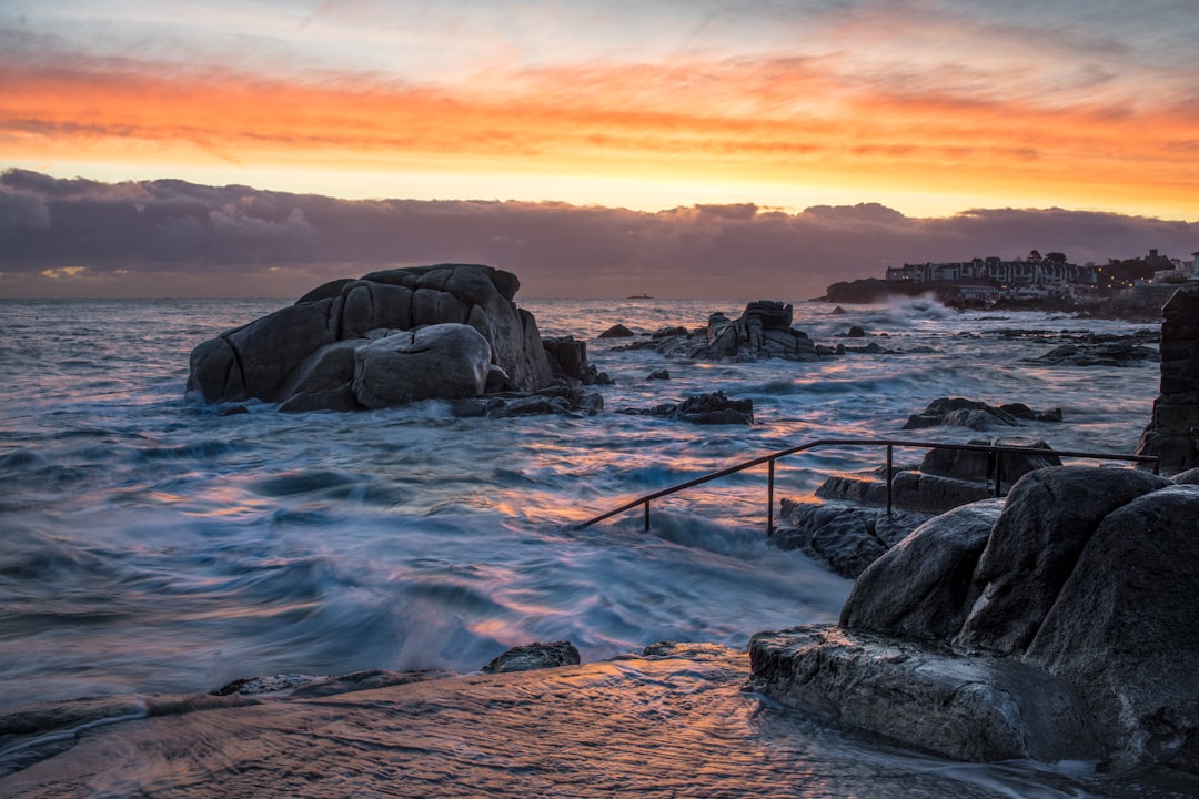 brown rock on body of water, Sunrise in Dublin