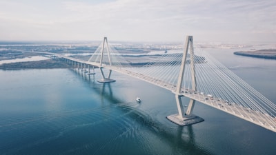 aerial photo of bridge during daytime