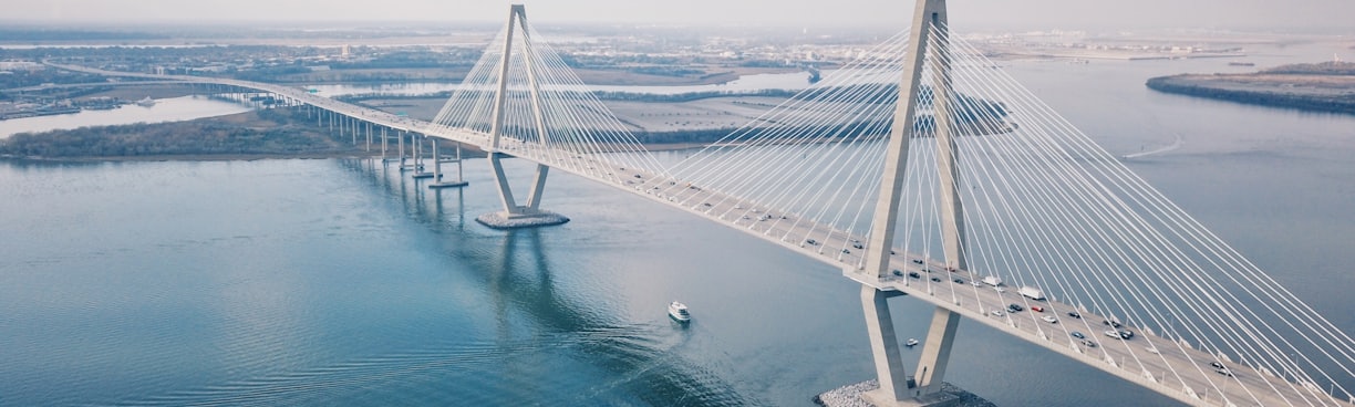 aerial photo of bridge during daytime