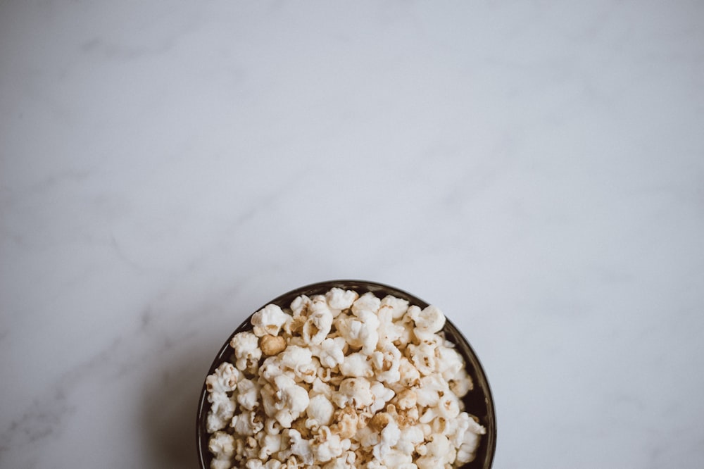 Schüssel Popcorn