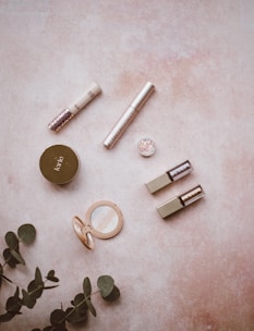 assorted cosmetic products