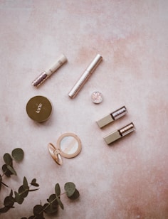 assorted cosmetic products