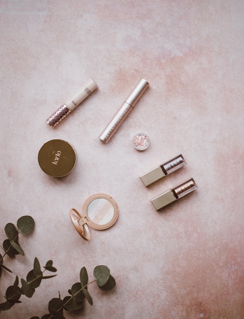 assorted cosmetic products