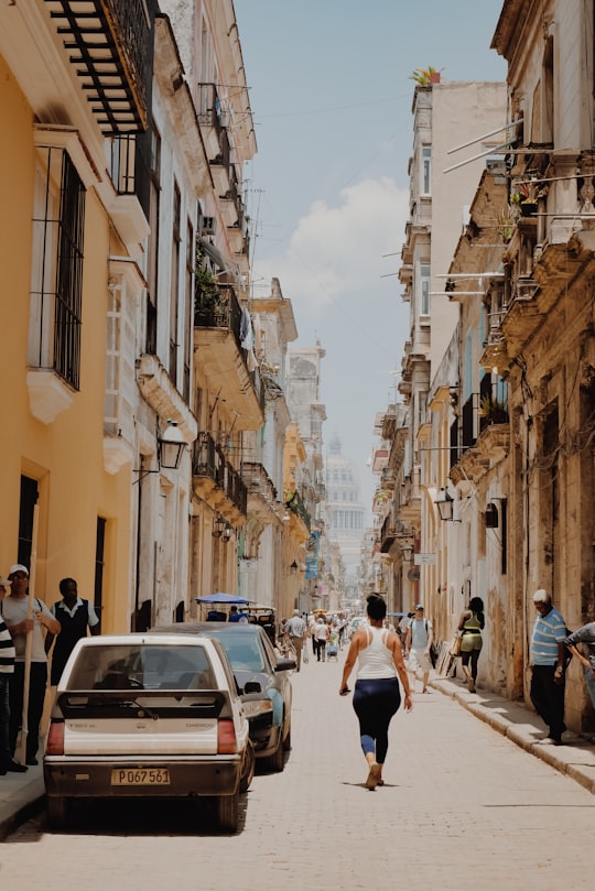gray 5-door hatchback in Old Havana Cuba