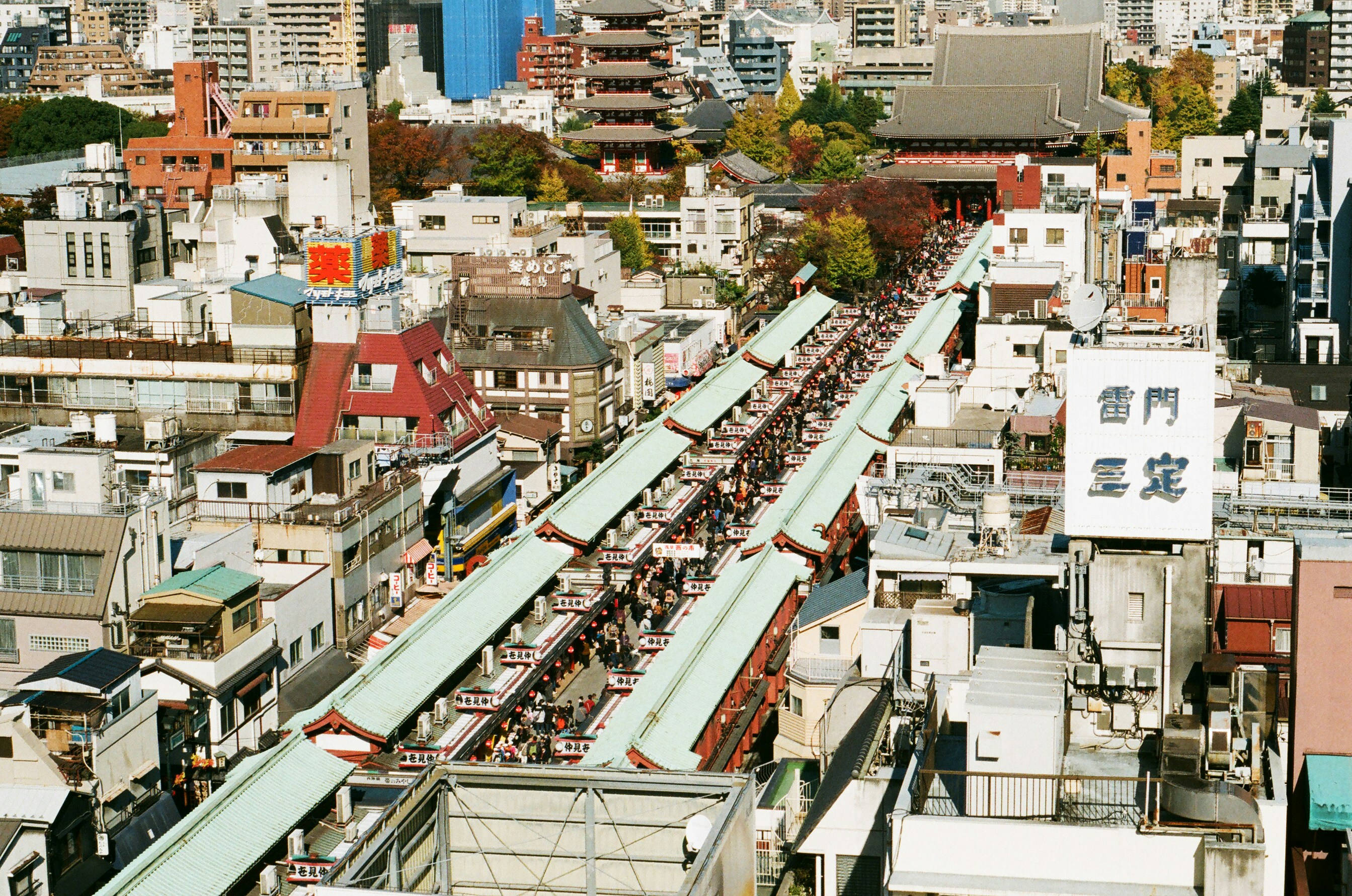 Crowded Japanese train station platform with orderly lines