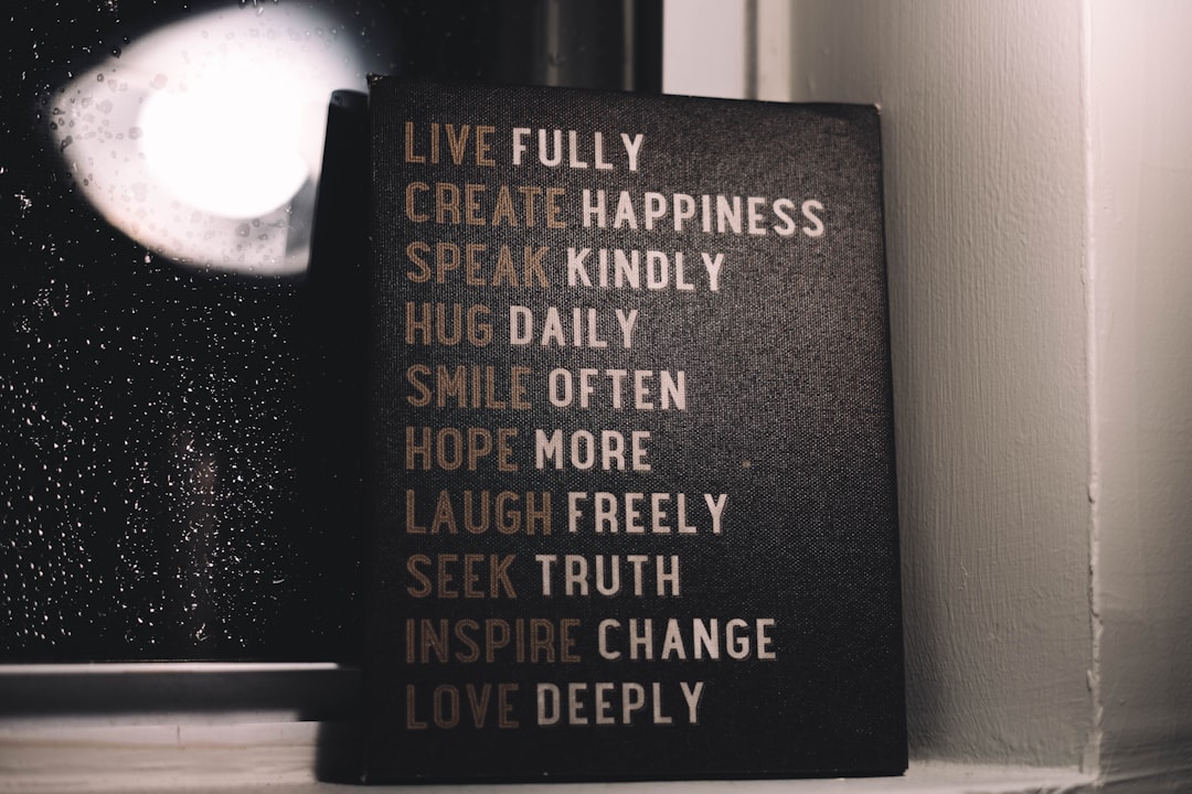 live fully create happiness speak kindly decor, Just a list of things you should check off daily