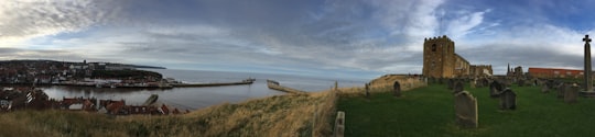 landscape photography of tower in Whitby United Kingdom