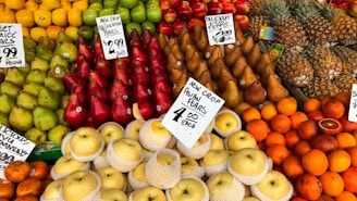 assorted bunch of fruit lot
